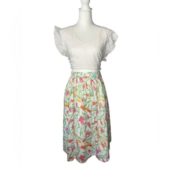 ModCloth Pretty Precious Moments A-Line Skirt | Sz Small - Picture 3 of 8